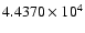 $4.4370 \times 10^4$
