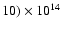 $10)\times 10^{14}$