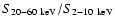 $S_{20-60~{{\rm keV}}}/S_{2-10~{{\rm keV}}}$