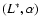 $(L^*,\alpha)$