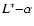 $L^*{-}\alpha$