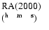 $\textstyle \parbox{17mm}{%
RA(2000)\\
\mbox{${\rm (^h\;\;\;^m\;\;\;^s)}$ }}$