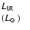 $\textstyle \parbox{10mm}{%
\par $L_{\rm IR}$\\ ($L_{\odot}$ )}$
