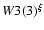 $W3 (3)^{\xi}$