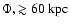 $\Phi, \gtrsim 60~ {\rm kpc}$