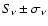 $S_{\nu} \pm\sigma_{\nu}$