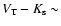 $V_{\rm T}-K_{\rm s} \sim$