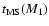 $t_{\rm MS} (M_1)$