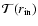 ${\cal T}(r_{\rm in})$