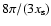 $8\pi/(3x_{\rm s})$
