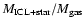 $M_{\rm ICL+star}/M_{\rm gas}$