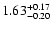 $1.63^{\rm + 0.17}_{-0.20}$