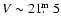 $V \sim
21\hbox{$.\!\!^{\rm m}$ }5$
