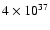 $4\times10^{37}$