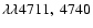 $\lambda\lambda4711,~4740$