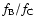 $f_{{\rm B}}/f_{{\rm C}}$