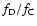$f_{{\rm D}}/f_{{\rm C}}$