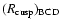$(R_{{\rm cusp}})_{{\rm BCD}}$