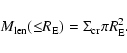 \begin{displaymath}%
M_{{\rm len}}({\le}R_{{\rm E}})=\Sigma_{{\rm cr}} \pi R^{2}_{{\rm E}}.
\end{displaymath}