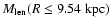 $M_{{\rm len}}(R \le 9.54~{\rm kpc})$