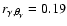 $r_{\gamma,\theta_{\gamma}}=0.19$