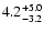 $4.2_{\rm -3.2}^{+5.0}$