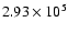 $2.93\times 10^5$