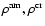 $\rho^{\rm {am}},\rho^{\rm {cr}}$