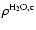 $\rho^{\rm {H_2O,c}}$