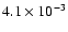 $4.1 \times 10^{-3}$