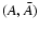 $(A,\bar{A})$