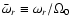 $\bar{\omega}_r \equiv\omega_{r}/\Omega_0$