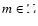 $m\in\mathbb{Z}$