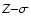$Z{-}\sigma$