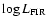 $\log L_{{\rm FIR}}$