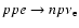 $ppe\rightarrow np\nu_{\rm e}$