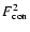 $F_{\rm con}^2$