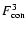 $F_{\rm con}^3$