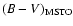 $(B-V)_{\rm MSTO}$