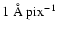 $1\;{\rm\AA ~pix^{-1}}$