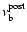 $\nu_{\rm b}^{\rm post}$