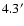 $4.3^{\prime}$
