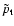 $\tilde{p}_{\rm t}$