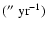 $(^{\prime\prime}~{\rm yr}^{-1})$