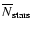 $\overline{N}_{\rm stars}$