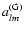 $a_{lm}^{\rm (G)}$