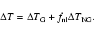 \begin{displaymath}\Delta T = \Delta T_{\rm G} +f_{\rm nl} \Delta T_{\rm NG}.
\end{displaymath}