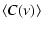 $\displaystyle \langle C(\nu) \rangle$