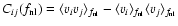$C_{ij}(f_{\rm nl}) = \langle v_i v_j \rangle_{f_{\rm nl}}
- \langle v_i \rangle_{f_{\rm nl}} \langle v_j \rangle_{f_{\rm nl}}$