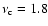 $\nu_{\rm c}=1.8$